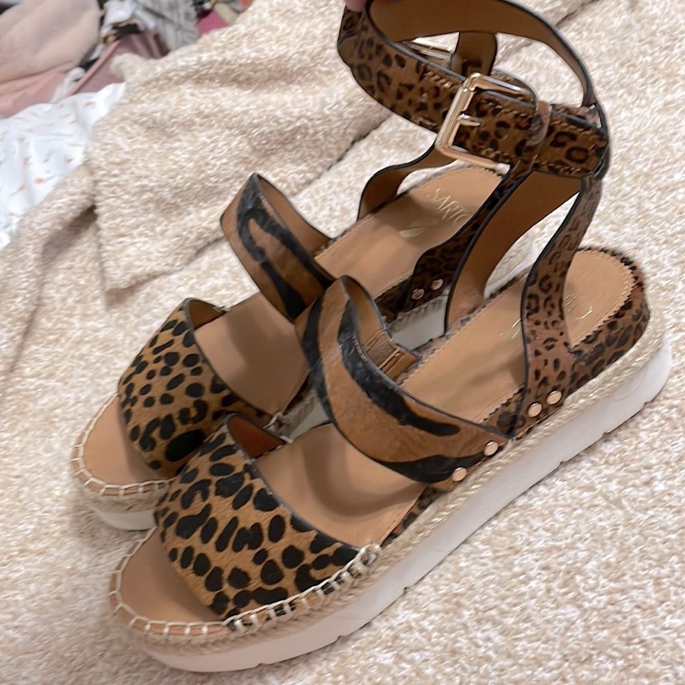 Franco Sarto Animal Print Espadrilles